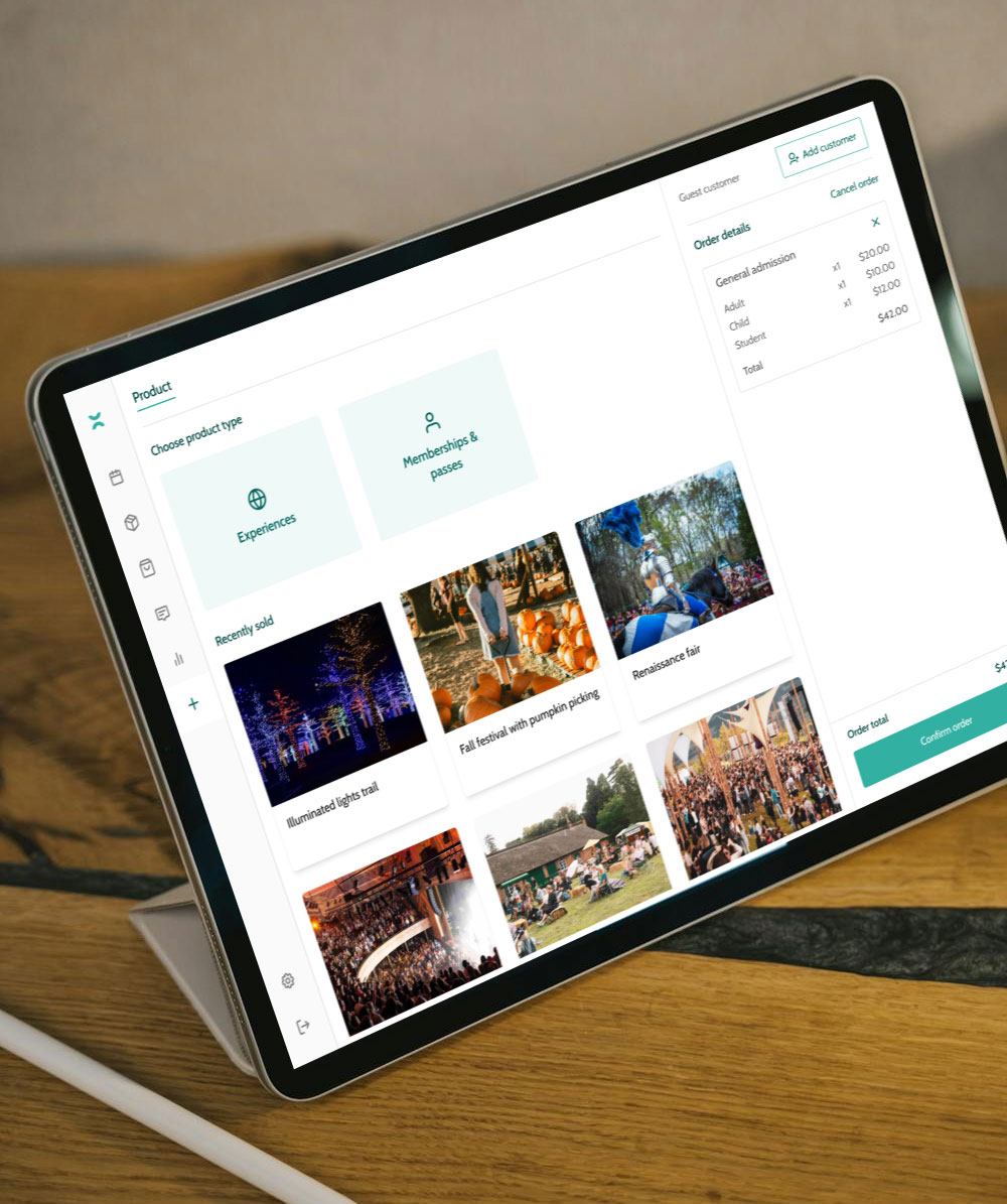 The online dashboard on Beyonk's event ticketing system